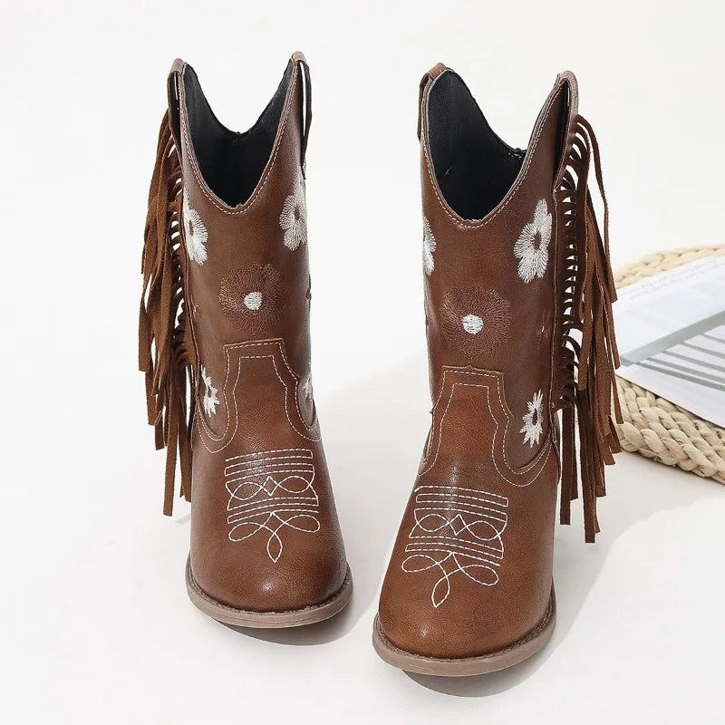 Floral Cowgirl Boots