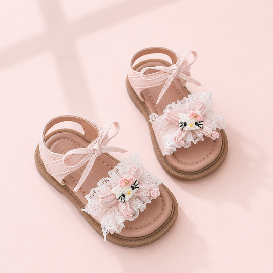 Sweet Kitty Lace Sandals
