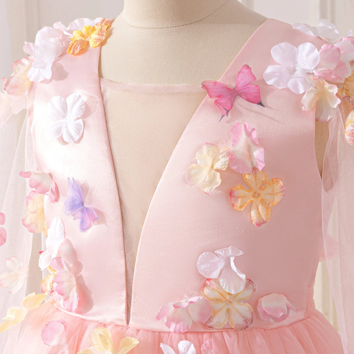 Girls Flower Fairy Princess Dress