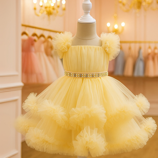 Mariah Layered Tulle Party Dress