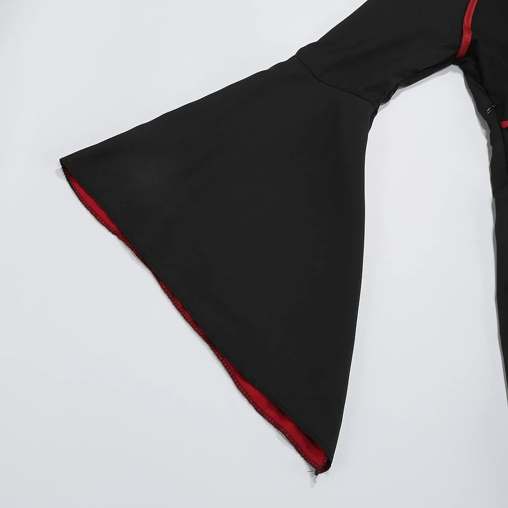 Hooded Gothic Bride Costume Dress