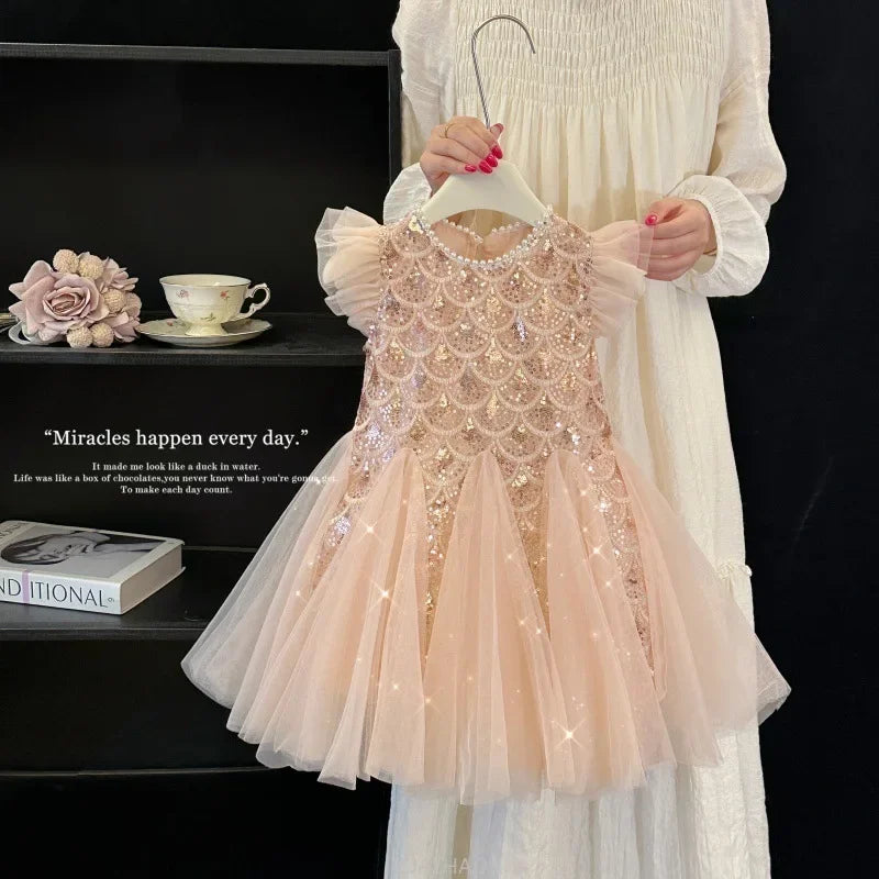 Shimmer Tulle Dress