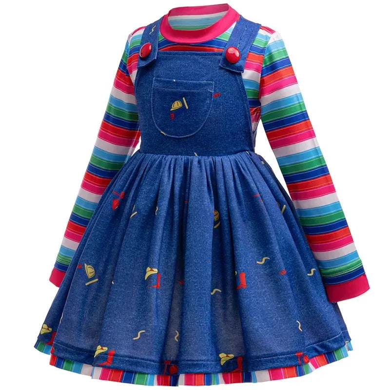 Colorful Striped Dress