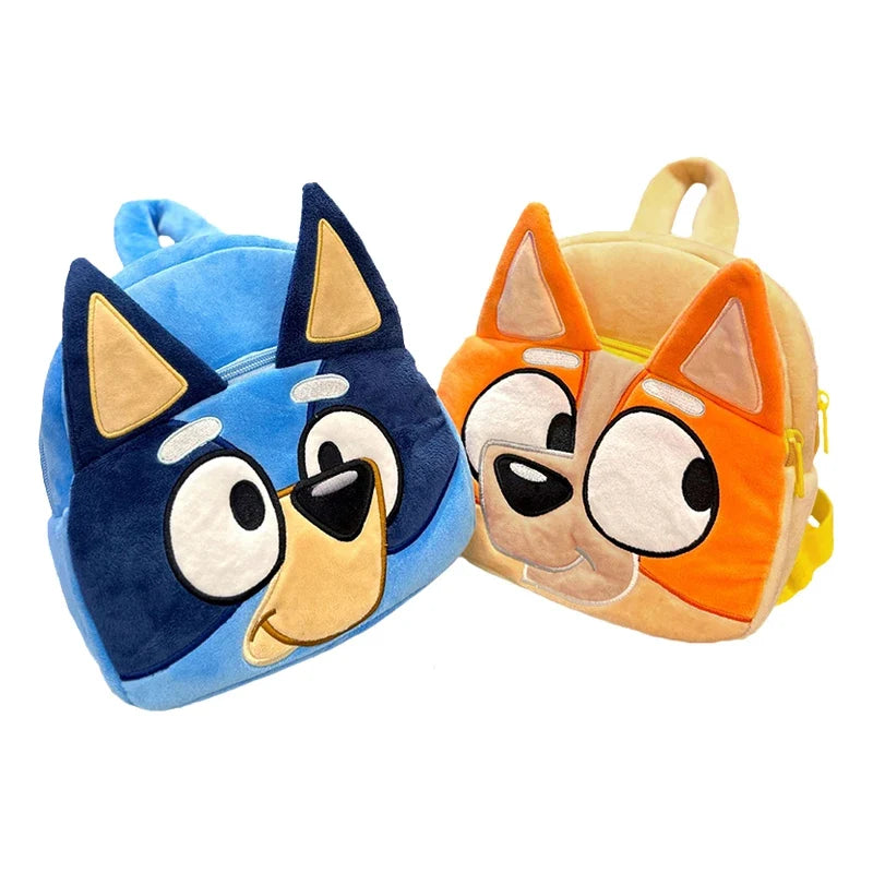 Plush Puppy Character Backpack