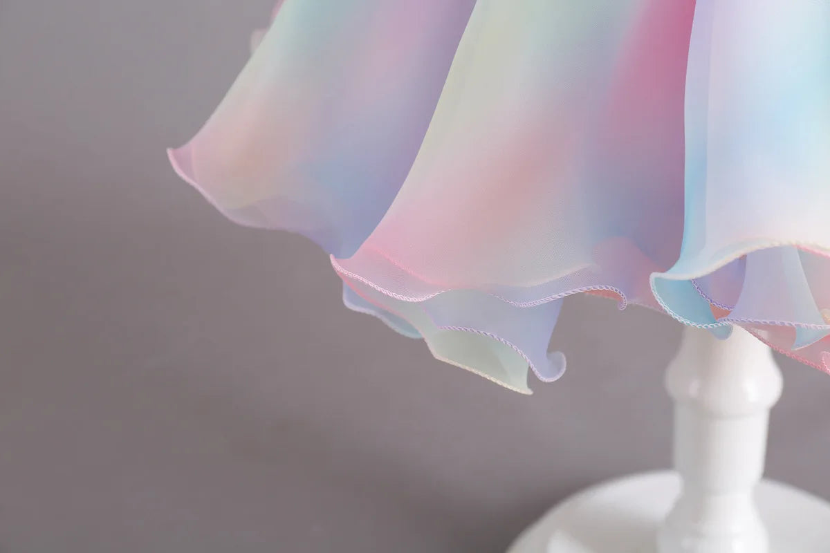 Rainbow Party Dress for Kids