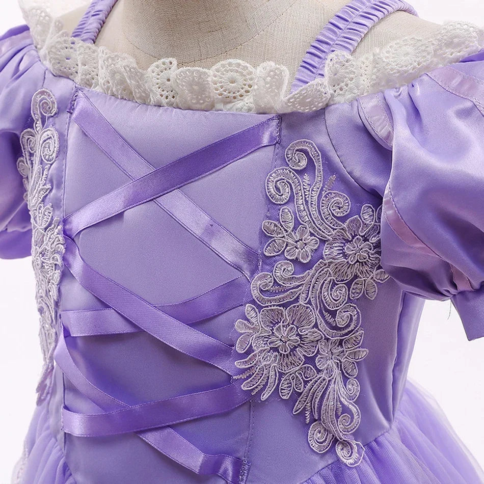 Purple Fairytale Princess Costume with Accessories