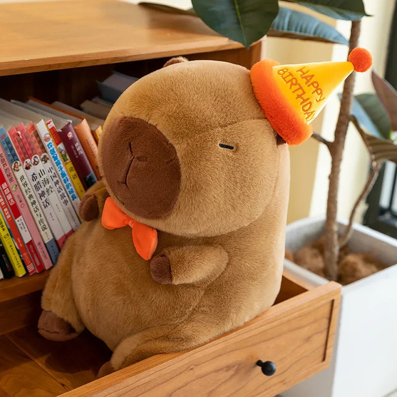 Birthday Capybara Plush – Fluffy Friends