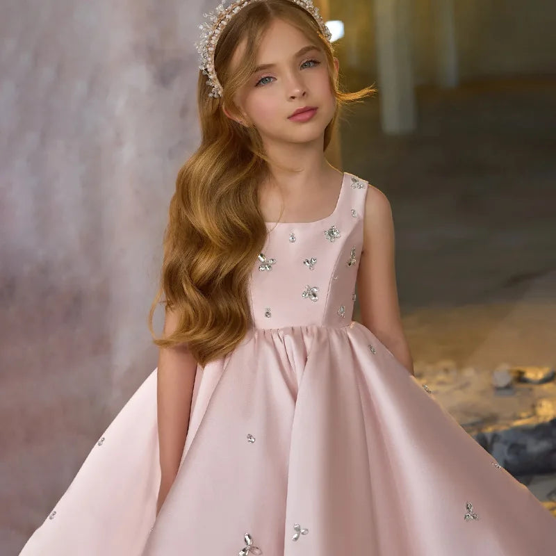 Blush Bloom Crystal Dress