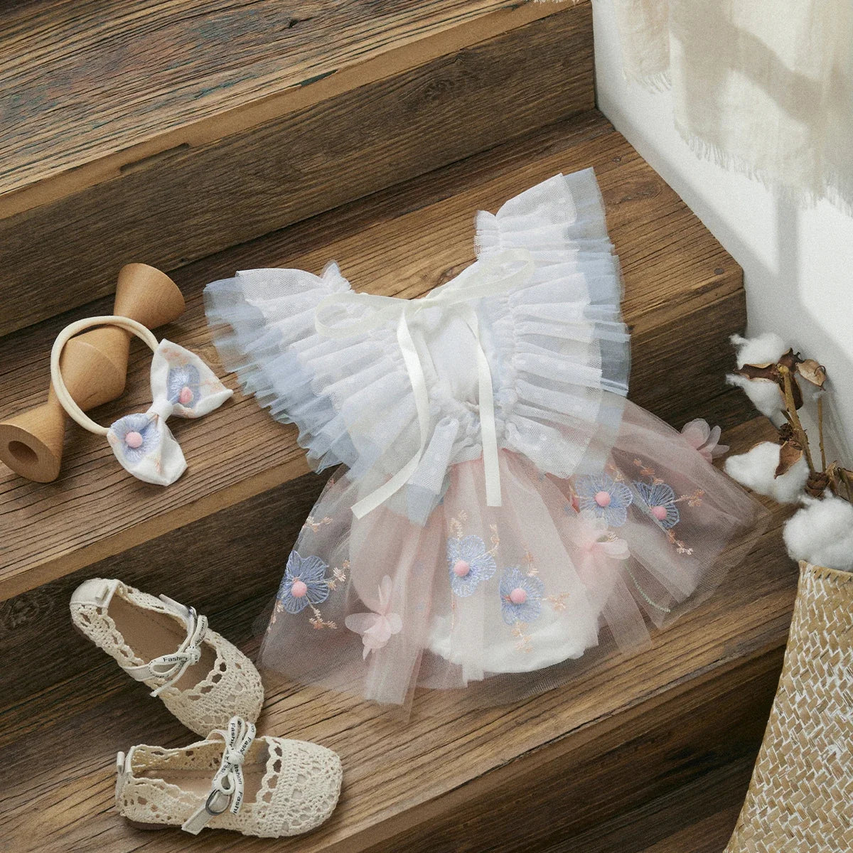 Butterfly Bloom Baby Romper Set