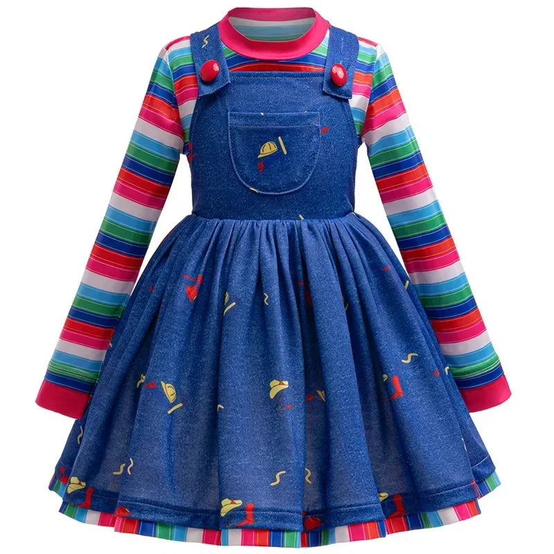 Colorful Striped Dress