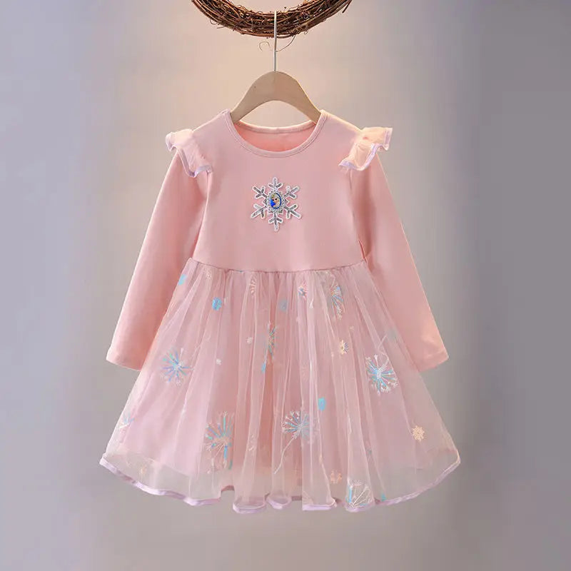 Frosted Petal Dress