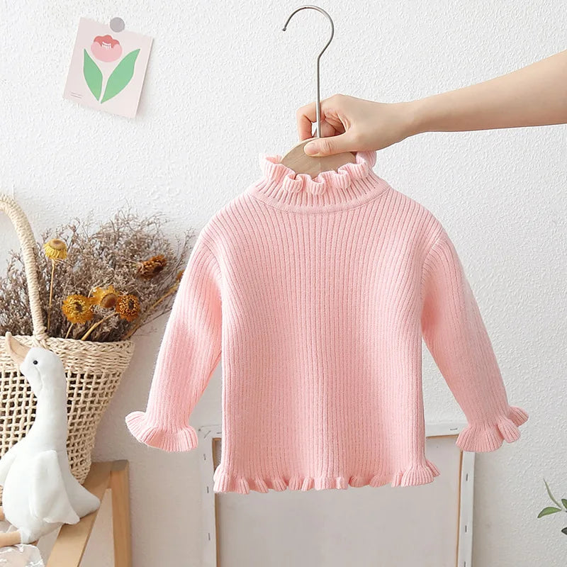 Cozy Ruffle Neck Pullover
