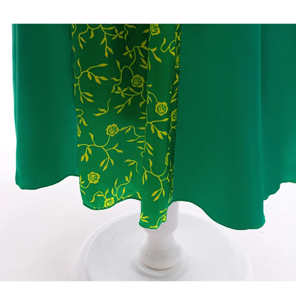 Green Forest Princess Costume with Accessories