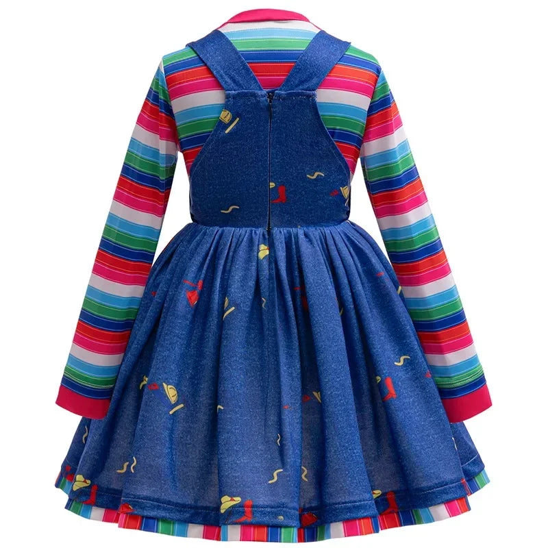 Colorful Striped Dress