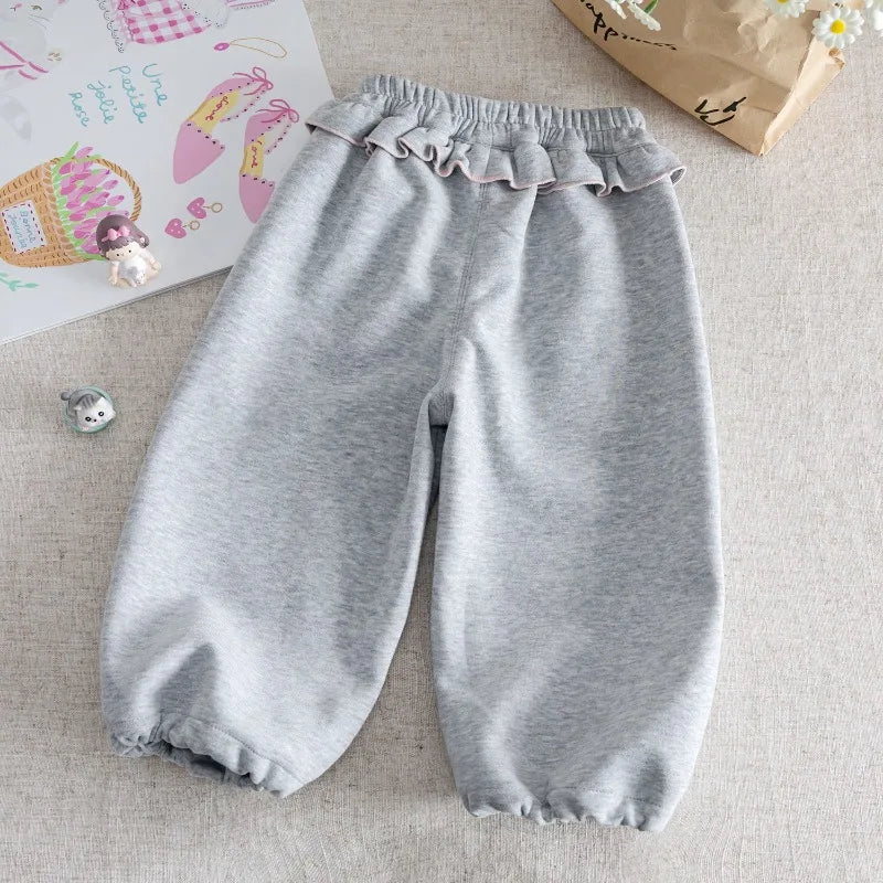 Happy Kitty Ruffle Pants
