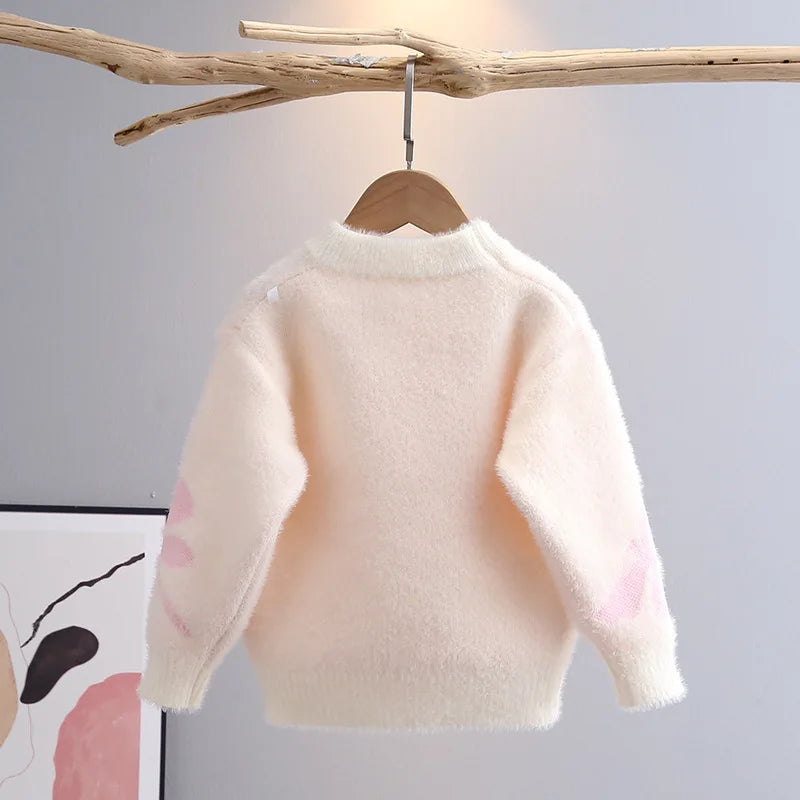 Pearl Dragonfly Knit Sweater