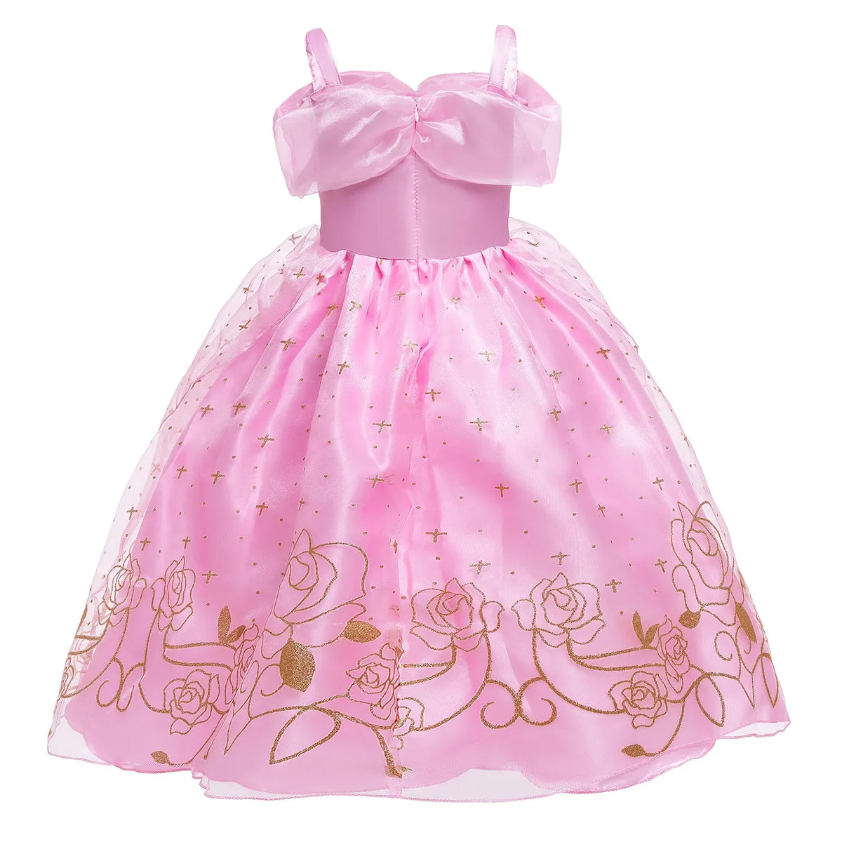 Blush Rose Princess Costume for girls, detail view – Magic Tree Kids