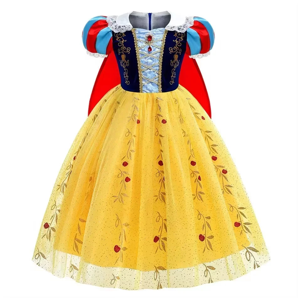 Classic Fairytale Princess Costume for girls, removable cape detail – Magic Tree Kids