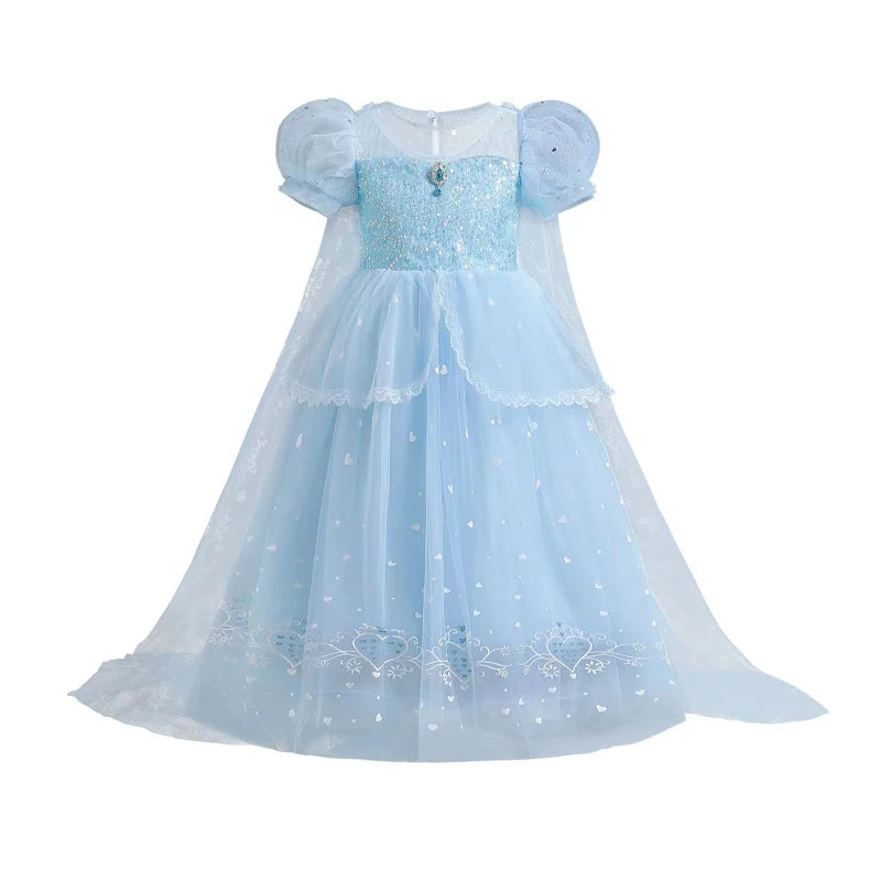 Crystal Blue Princess Dress