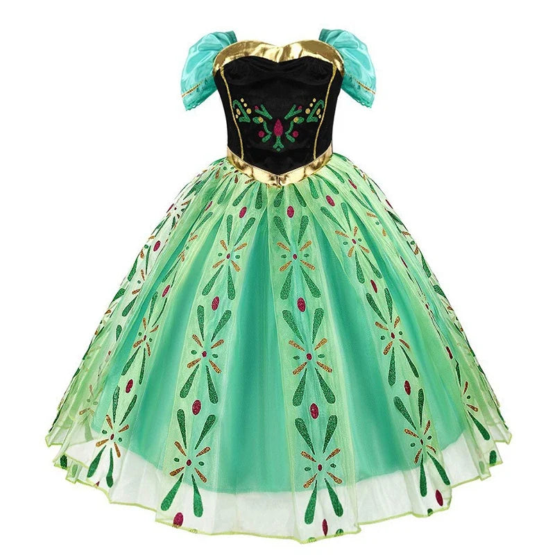 Emerald Valley Princess dress for girls, full outfit – Magic Tree Kids