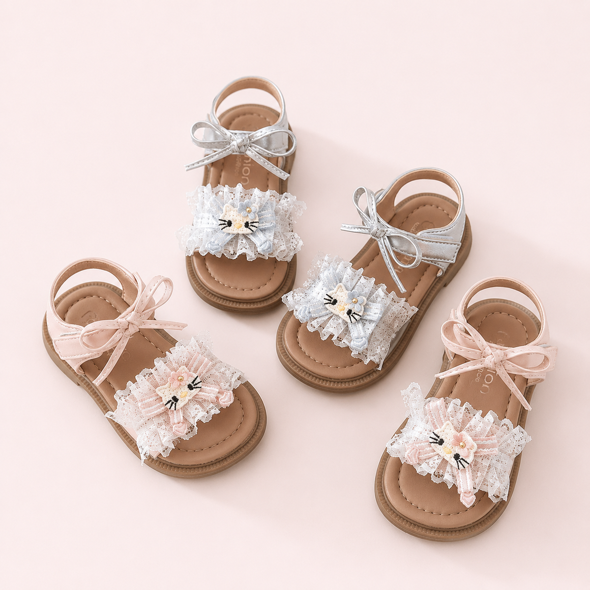 Sweet Kitty Lace Sandals