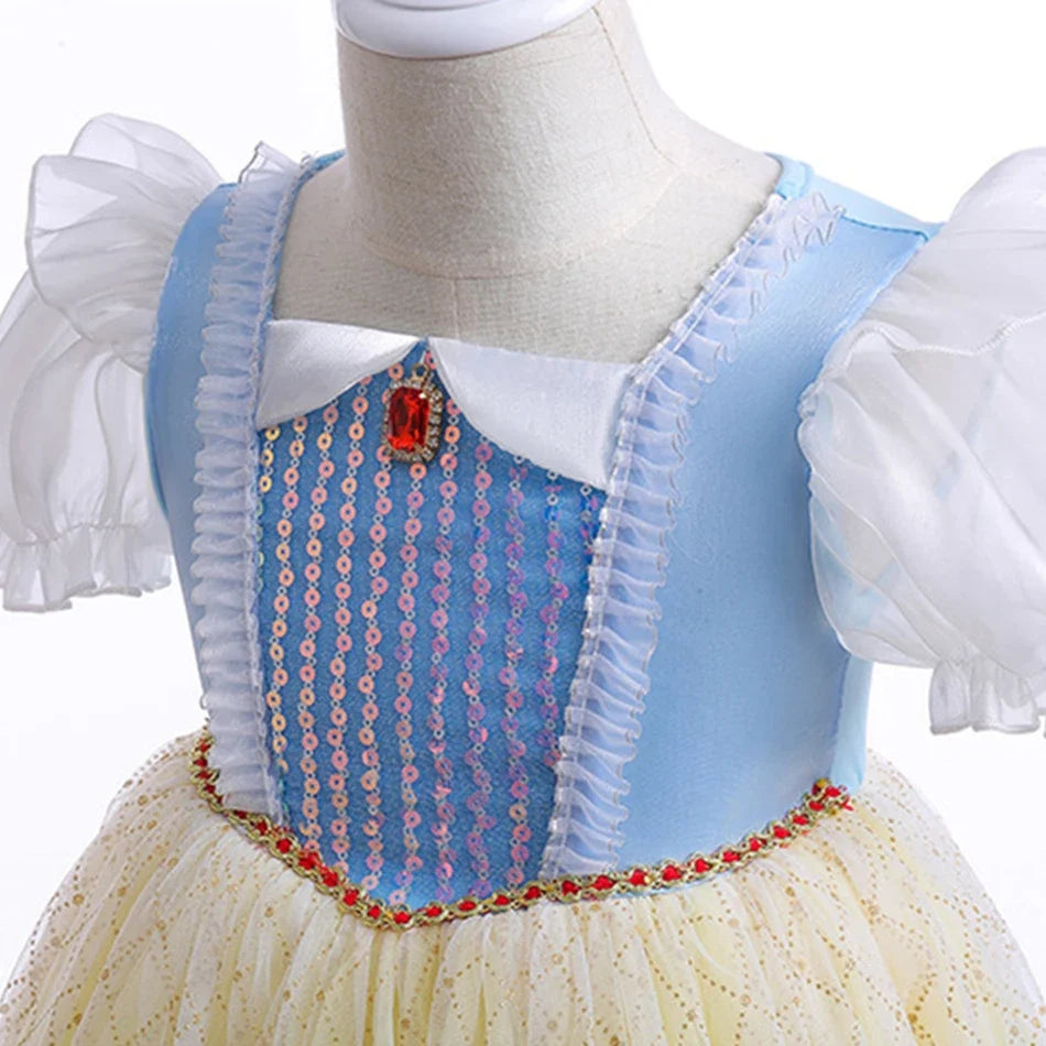 Fairytale Princess tulle dress for girls, front view – Magic Tree Kids