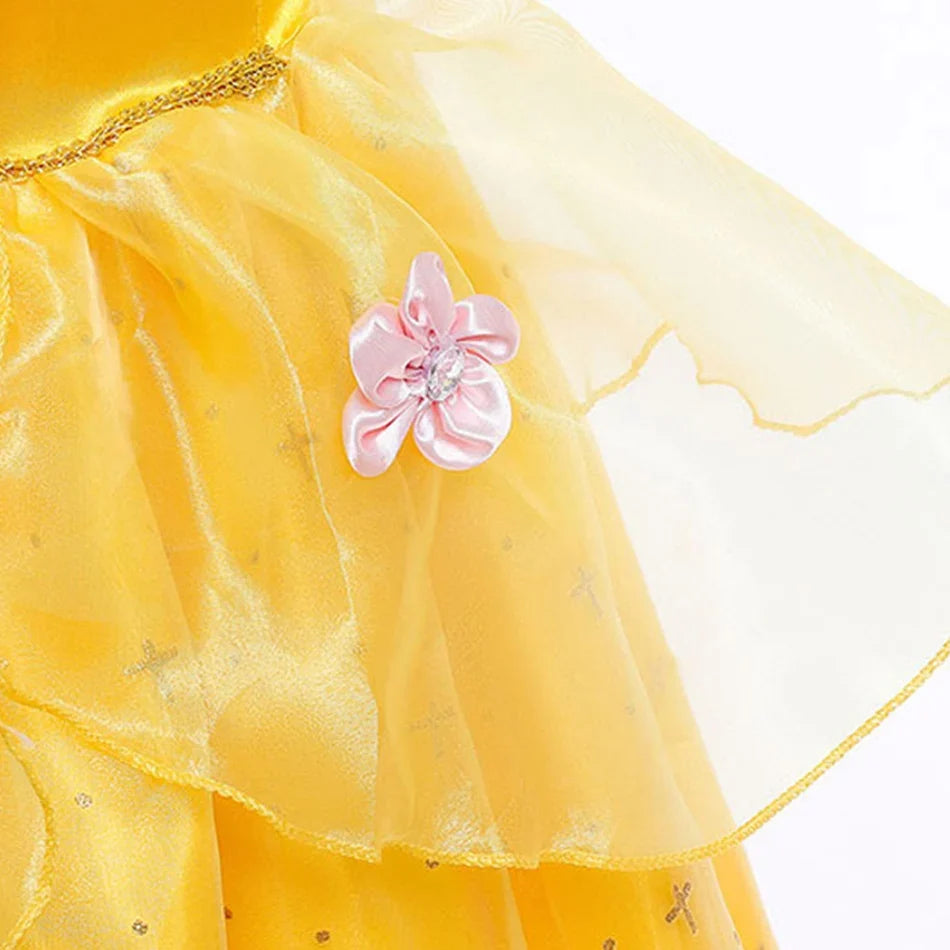 Golden Dream Princess Dress for girls, full outfit – Magic Tree Kids