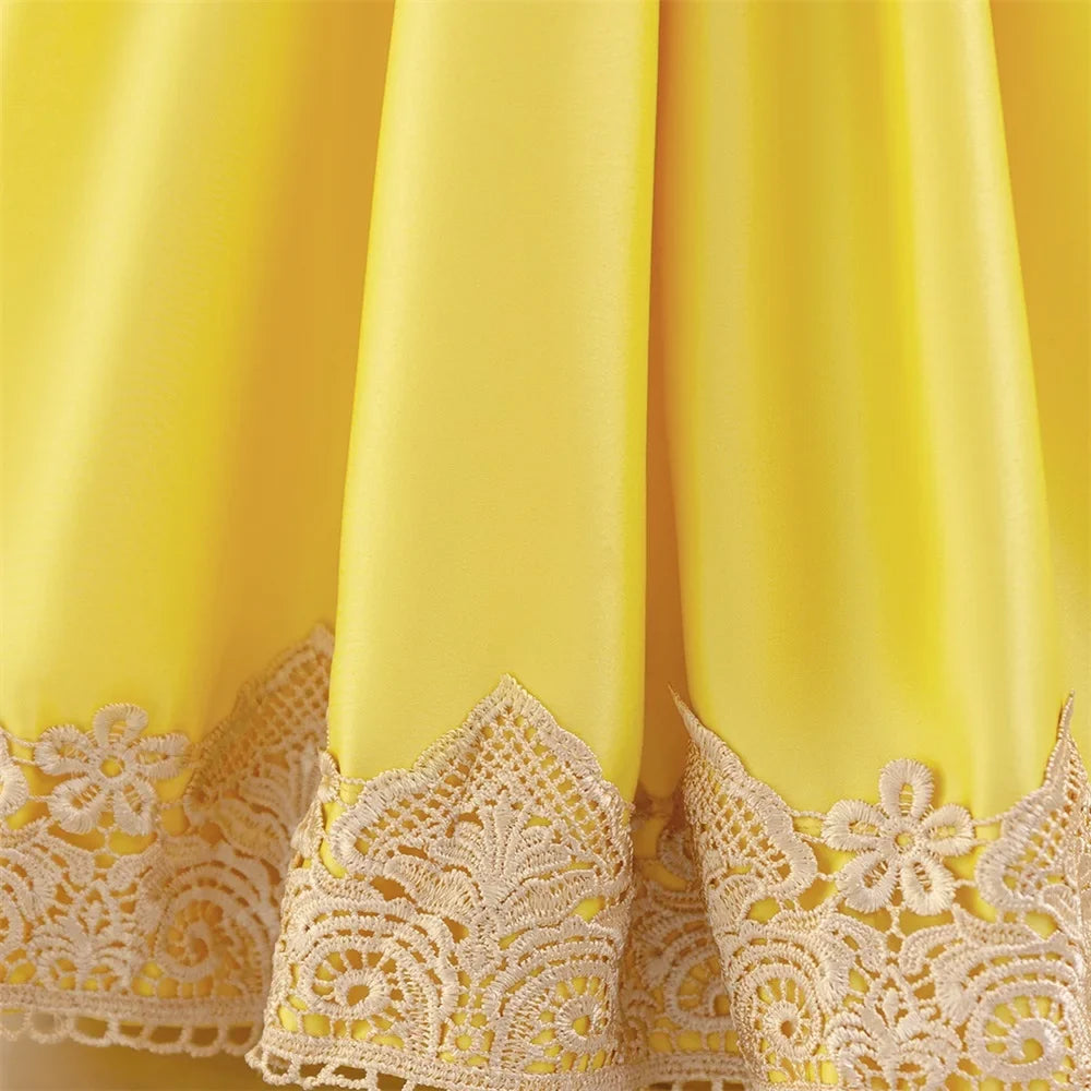 Golden Grace Princess Dress for girls, with accessories – Magic Tree Kids