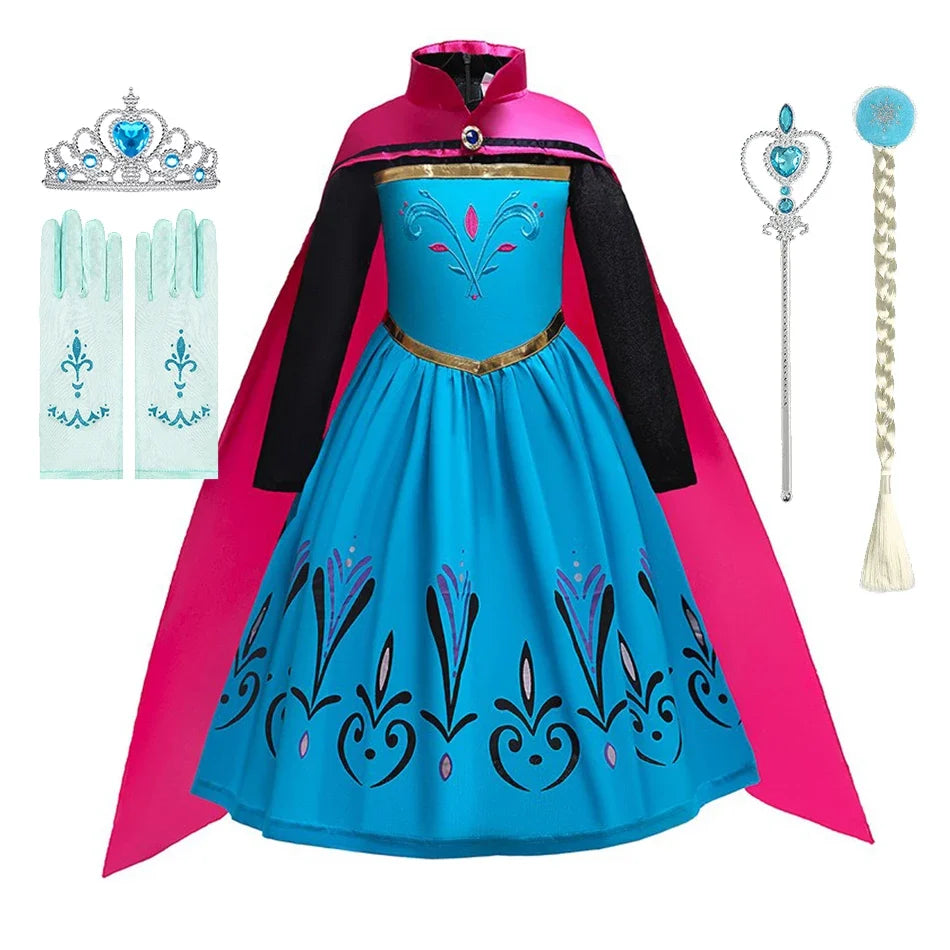 Ice Queen Coronation costume royal set with accessories for girls – Magic Tree Kids