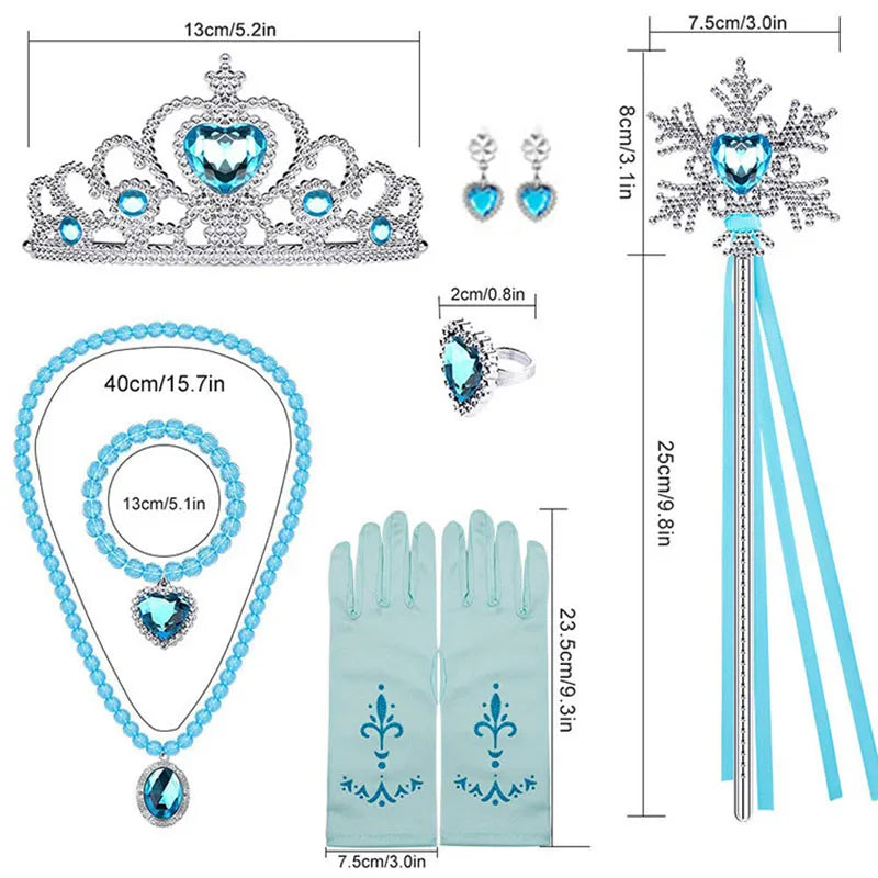 Ice Queen princess accessory set full contents for girls – Magic Tree Kids