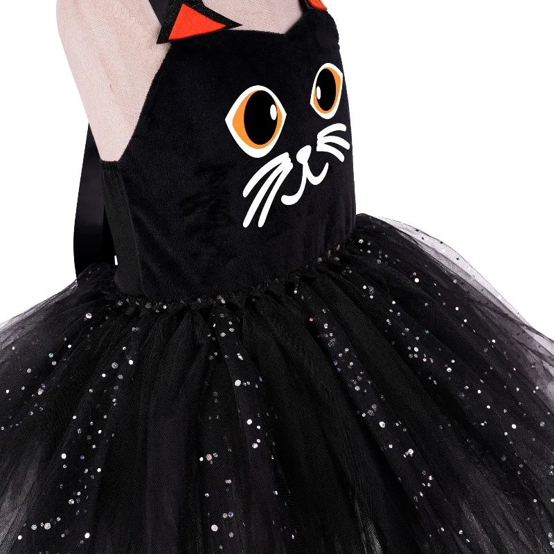 Little Black Cat Tutu Costume Set
