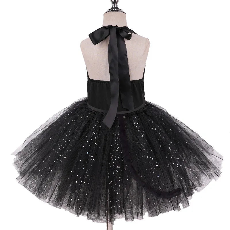 Little Black Cat Tutu Costume Set