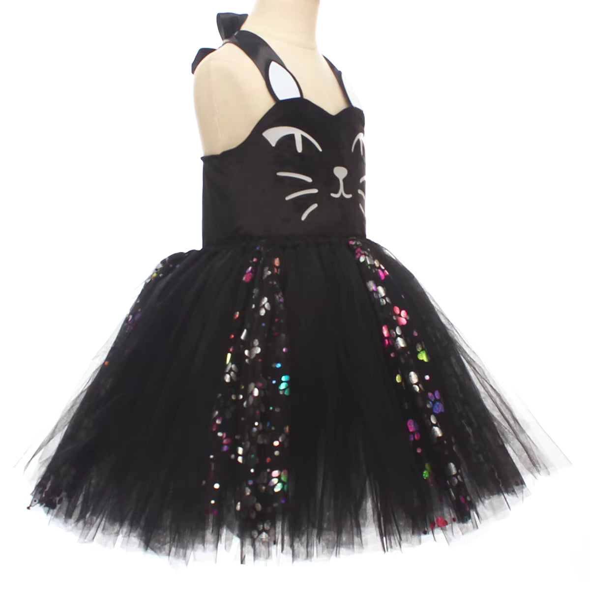 Little Kitty Glitter Tutu Dress