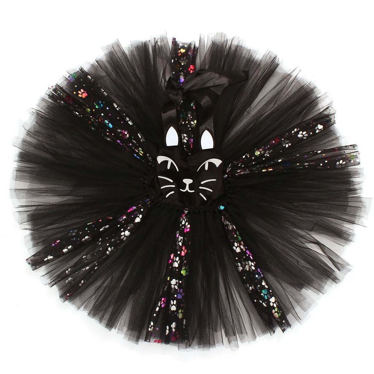 Little Kitty Glitter Tutu Dress