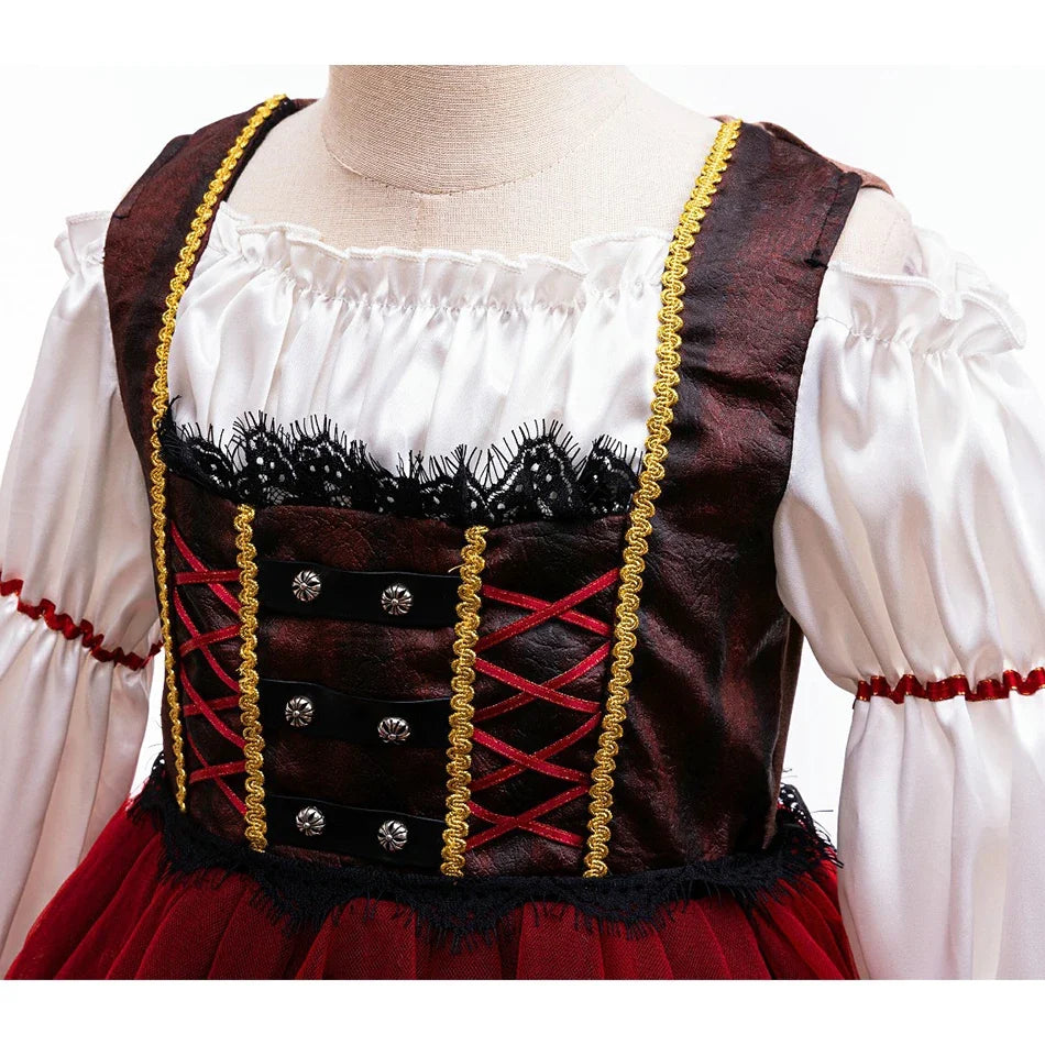 Little Pirate Captain Costume Dress