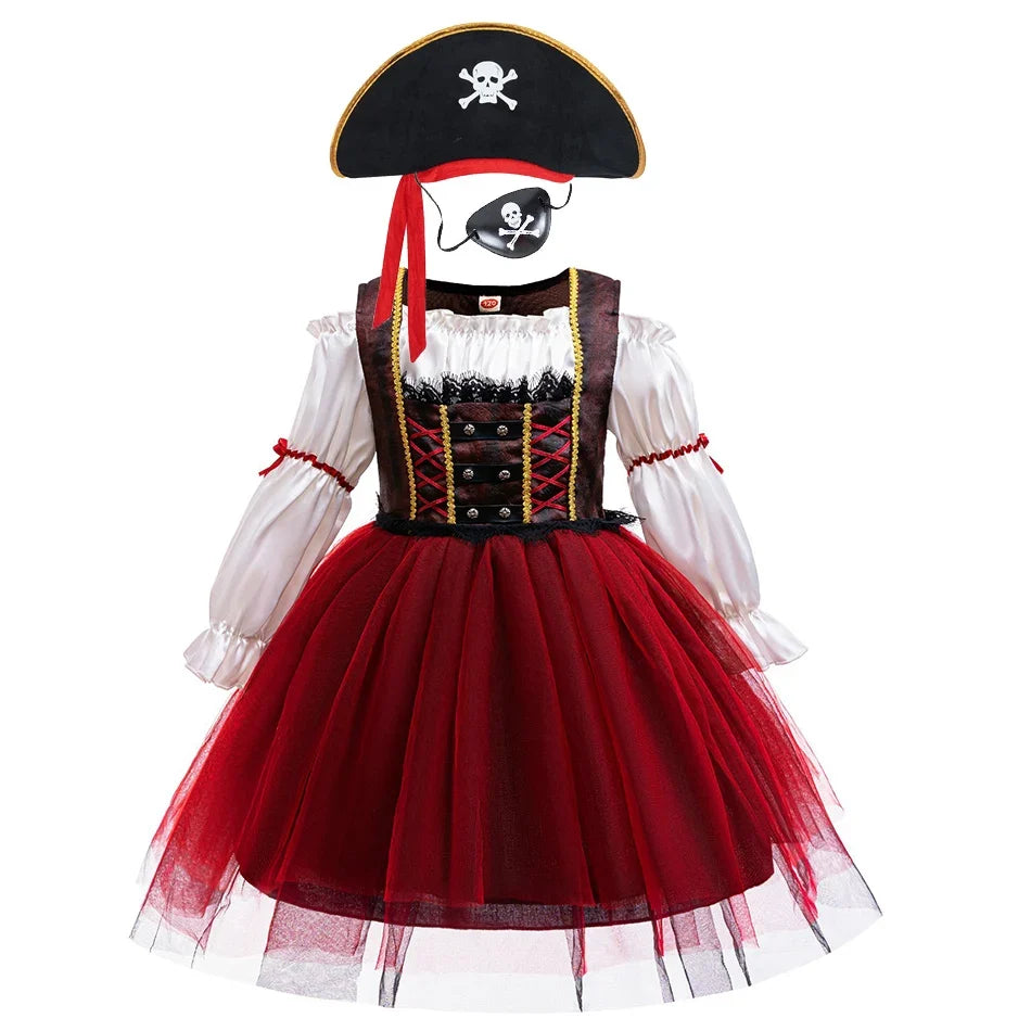 Little Pirate Captain Costume Dress