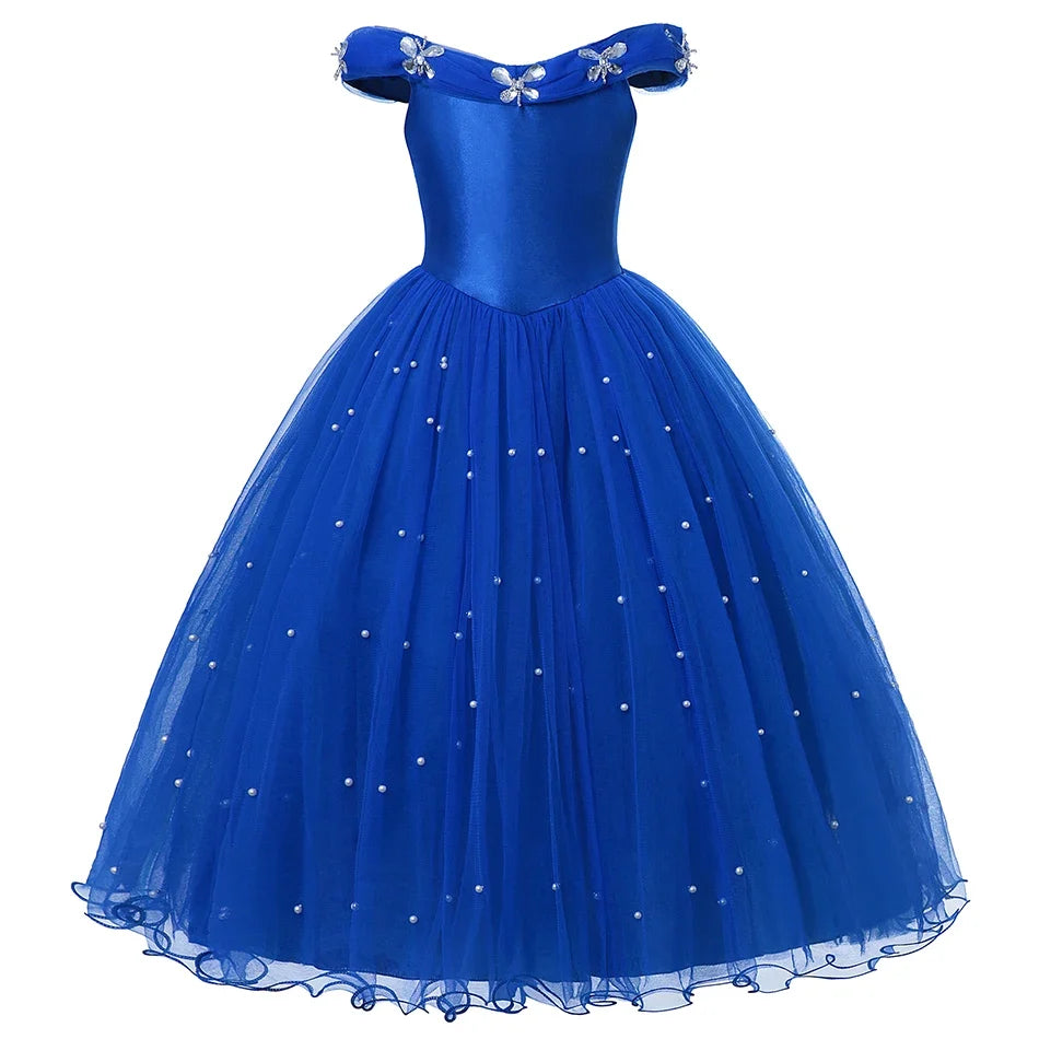 Midnight Bloom Butterfly Dress for girls, detail view – Magic Tree Kids