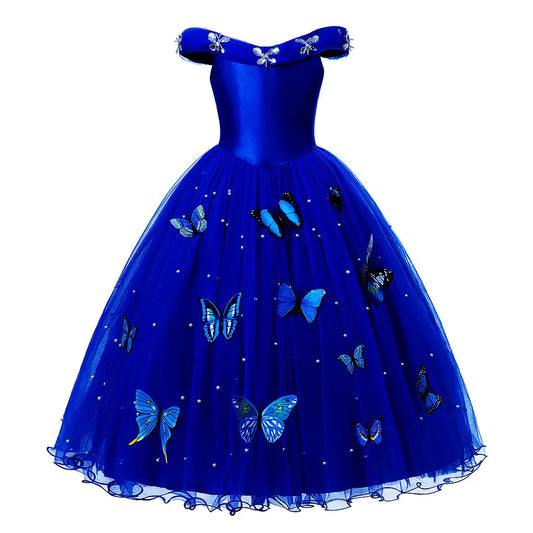 Midnight Bloom Butterfly Dress – girls' princess costume by Magic Tree Kids