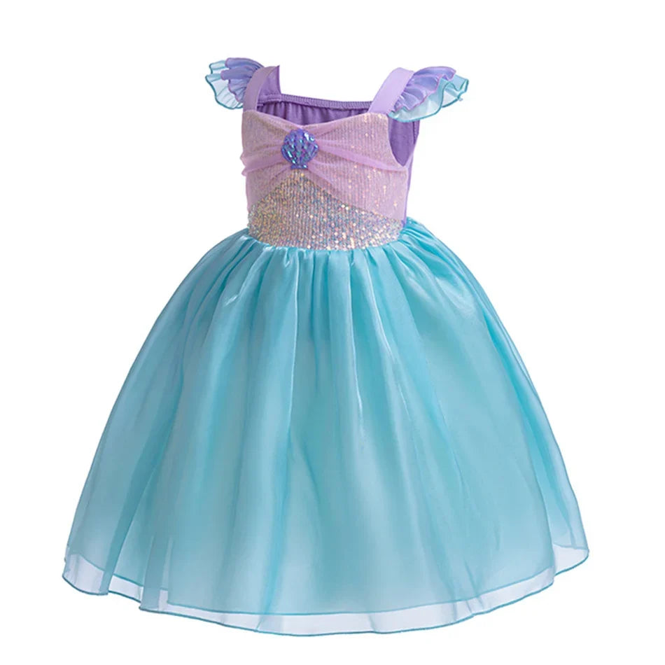 Princess Pearl of the Sea costume for girls, front view – Magic Tree Kids
