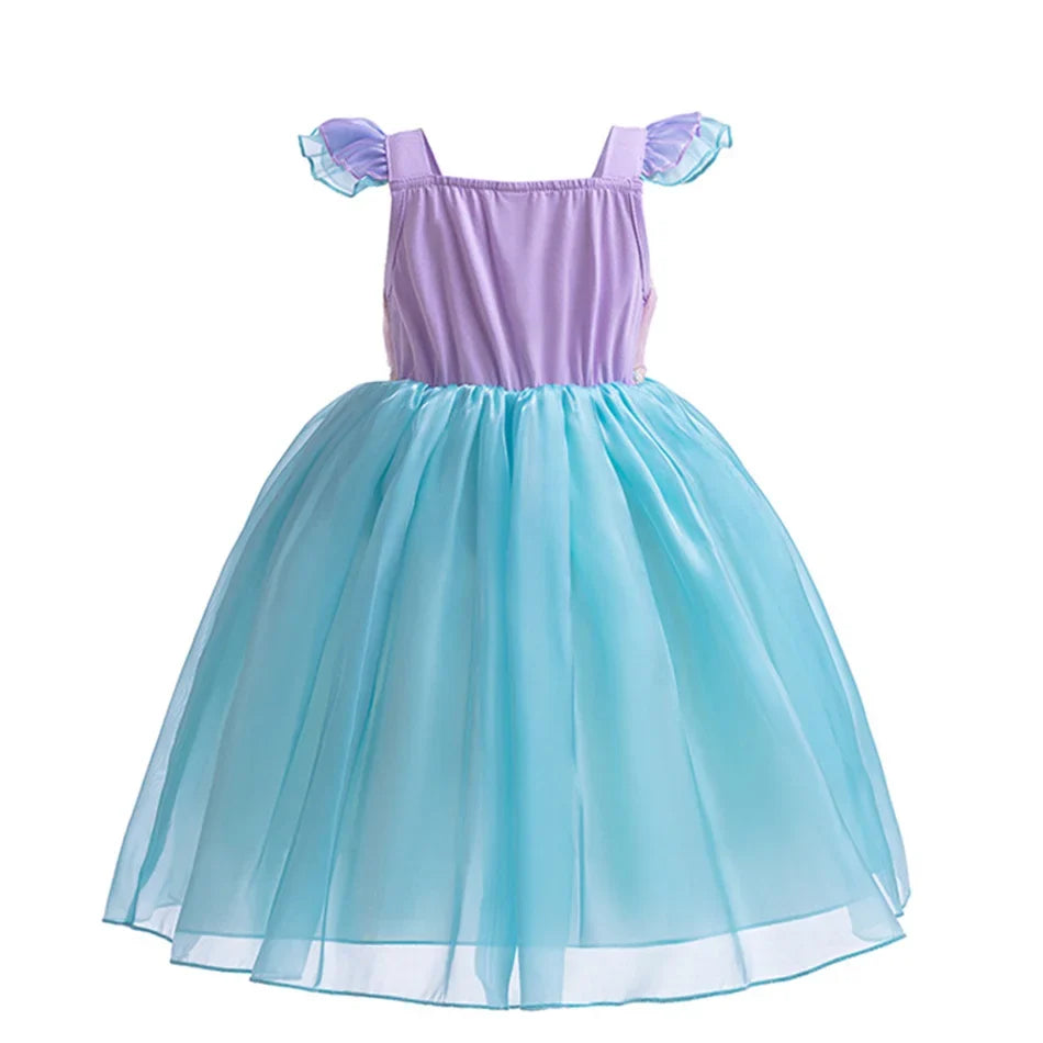 Princess Pearl of the Sea costume for girls, detail view – Magic Tree Kids