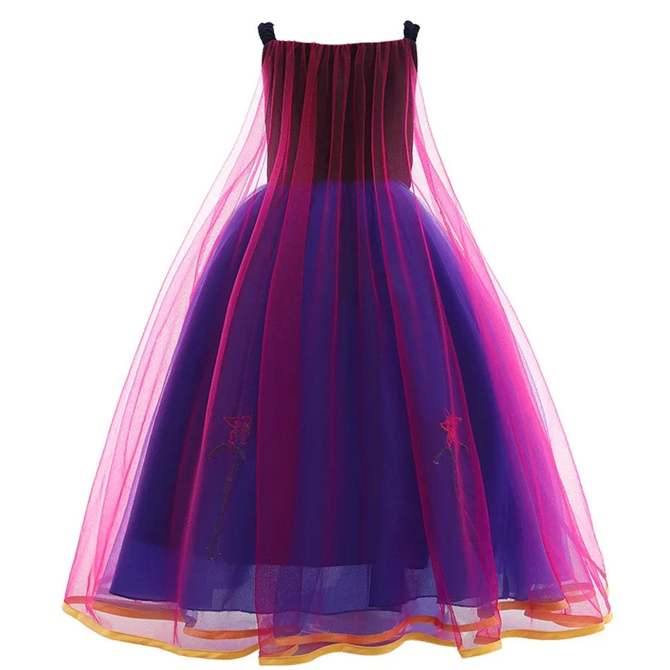 Royal Blossom Courage princess dress for girls, detail view – Magic Tree Kids