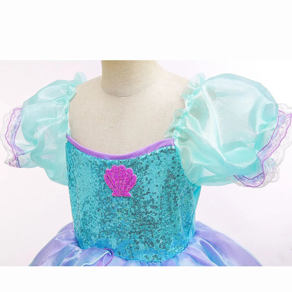 Sea Star princess costume for girls, front view – Magic Tree Kids