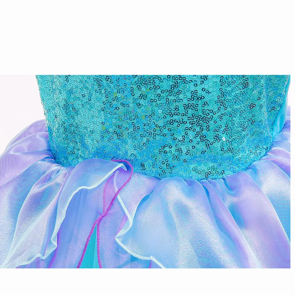 Sea Star princess costume for girls, detail view – Magic Tree Kids