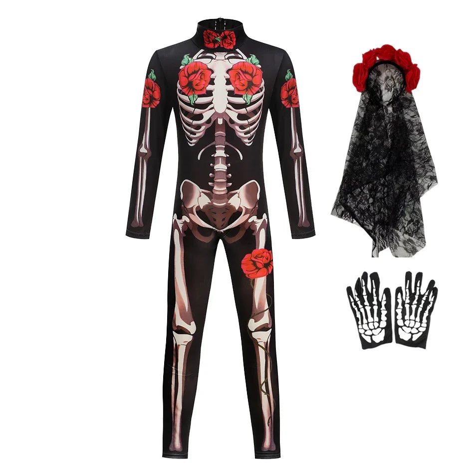 Skeleton Bride Halloween Costume