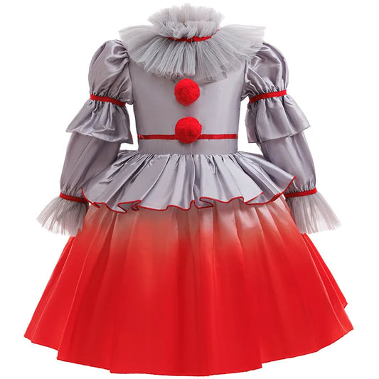 Spooky Circus Clown Costume Dress