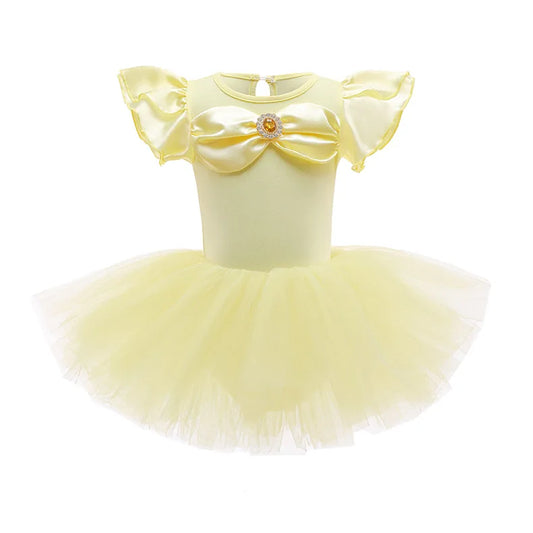 Tutu Princess Golden Rose Dress – girls' tutu princess costume by Magic Tree Kids