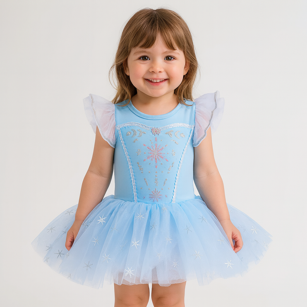 Tutu Princess Snowflake Star Dress styling and size guide – Magic Tree Kids