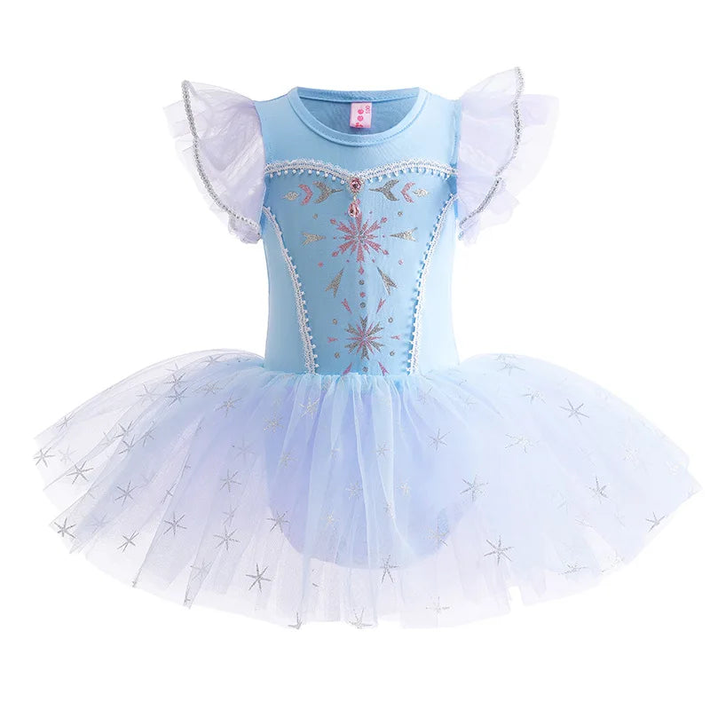 Tutu Princess Snowflake Star Dress – girls' tutu princess costume by Magic Tree Kids