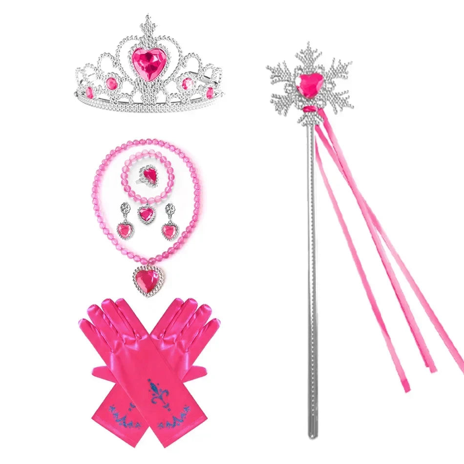 Winter Adventure princess costume crown and wand for girls – Magic Tree Kids