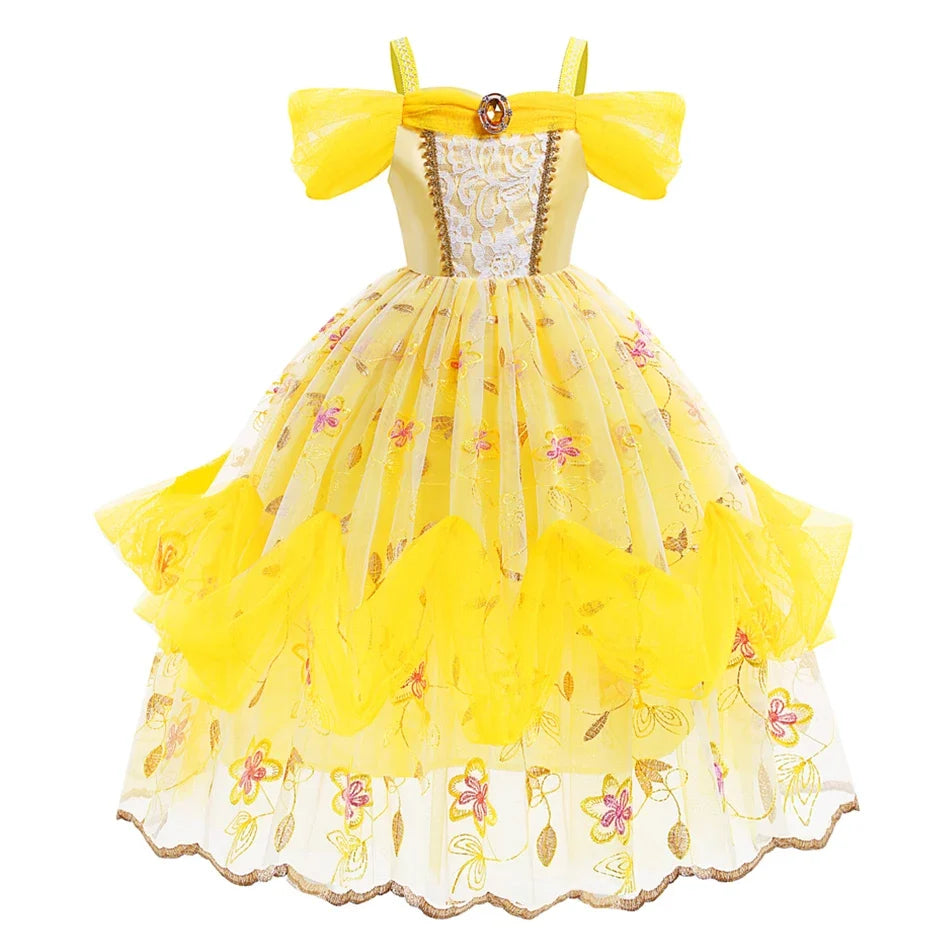 Yellow Princess Dress – girls' princess costume by Magic Tree Kids